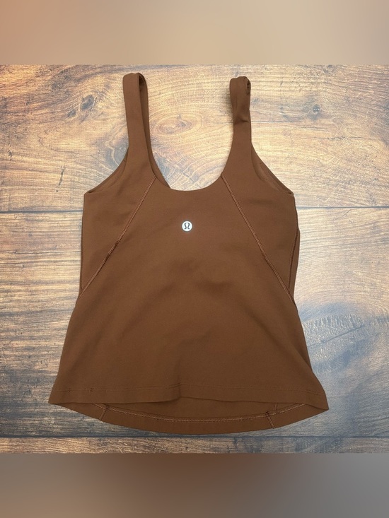 lululemon athletica Tops - Lululemon Align Waist Length Tank Top In Roasted Brown Size 4
